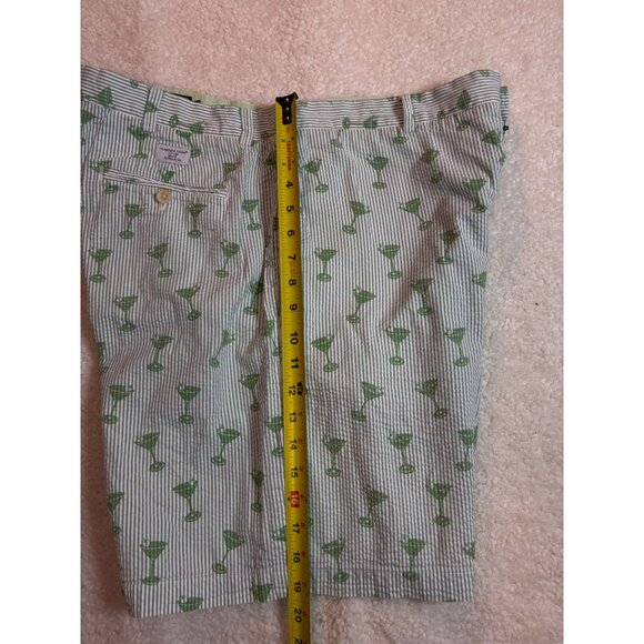 Brooks Brothers Mens Seersucker Martini Print Shorts Size 34 - Picture 4 of 14